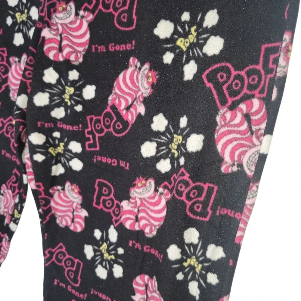 Disney Sleep Women's Cheshire Cat Black Pajama Pants Poof! Sz 3X - Picture 3 of 10